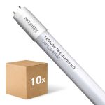 Multipack 10x Noxion Tube LED T8 Avant (EM/Direct 230V) Standard Output 15W 1800lm - 830 Blanc Chaud | 120cm - Équivalent 36W