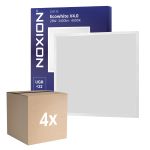 Multipack 4x Noxion Panneau LED Ecowhite V4.0 28W 3400lm - 840 Blanc Froid | 60x60cm - Philips driver