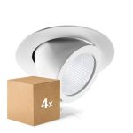 Multipack 4x Noxion Spot LED Forza Blanc 35W 3000lm 36D - 930 Blanc Chaud | 168mm - Meilleur Rendu Des Couleurs