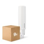Multipack 9x Philips CorePro PL-C LED 6.9W 700lm - 830 Blanc Chaud | 2-Pins - Équivalent 18W