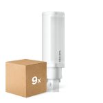 Multipack 9x Philips CorePro PL-C LED 5.9W 600lm - 830 Blanc Chaud | 2-Pins - Équivalent 13W