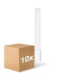 Multipack 10x Ledvance Dulux-L LED 12W - 840 Blanc Froid | 4-Pins - Équivalent 24W