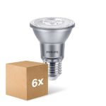 Multipack 6x Philips Master Value LED ampoule Réflecteur E27 PAR20 6W 515lm 40D - 930 Blanc Chaud | Meilleur rendu des couleurs - Dimmable - Équivalent 50W