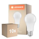 Multipack 10x Ledvance Classic LED E27 Poire Dépolie 13W 1521lm - 840 Blanc Froid | Équivalent 100W