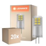Multipack 20x Ledvance Performance LED Capsule Claire G4 2W 200lm - 827 Blanc Très Chaud | Dimmable - Équivalent 20W