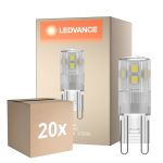 Multipack 20x Ledvance Performance LED Capsule Claire G9 1.9W 200lm - 827 Blanc Très Chaud | Équivalent 20W