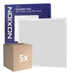 Multipack 5x Noxion Panneau LED Ecowhite V4.0 28W 3360lm - 830-840-865 CCT | 62x62cm - UGR <22
