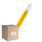 Multipack 6x Osram LED Slim Line R7S LED R7S 118mm Claire 8W 806lm - 827 Blanc Très Chaud | Équivalent 60W