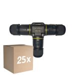 Multipack 25x Noxion Étanche Quick T Connecteur  - 3 pole