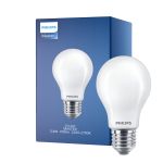 Philips Master LED E27 Poire Filament Dépolie 3.4W 470lm - 922-927 Dim To Warm | Meilleur Rendu Des Couleurs - Dimmable - Équivalent 40W