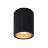 Nordlux Kyklop Plafonnier Aluminium et Verre Noir | 86mm - IP54 - Convient pour GU10