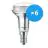 Multipack 6x Philips Corepro LED Spot E14 R50 2.8W 210lm 36D - 827 Blanc Très Chaud | Équivalent 40W