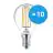 Multipack 10x Philips Corepro LED Lustre E14 Boule Filament Claire 4.3W 470lm - 827 Blanc Très Chaud | Équivalent 40W