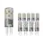 Multipack 10x Noxion Bolt LED Capsule G9 3.8W 470lm - 827 Blanc Très Chaud | Équivalent 40W