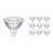 Multipack 10x Philips Corepro LED Spot GU5.3 MR16 2.9W 230lm 36D - 827 Blanc Très Chaud | Équivalent 20W