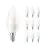 Multipack 10x Philips Corepro LED Bougie E14 Dépolie 7W 806lm – 827 Blanc Très Chaud – Équivalent 60W