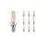 Multipack 10x Noxion Lucent Lustre LED E14 Boule Filament Claire 2.5W 250lm – Dimmable - Équivalent 25W