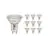 Multipack 10x Noxion Spot LED GU10 PAR16 5.5W 560lm 36D - 830 Blanc Chaud | Équivalent 75W