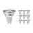 Multipack 10x Noxion Lucent Spot LED GU10 PAR16 4.8W 450lm 36D - 840 Blanc Froid | Équivalent 65W