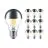 Multipack 10x Philips Classic LED Ampoule E27 Poire Miroir 7.2W 650lm 650lm - 827 Blanc Très Chaud | Dimmable - Équivalent 60W