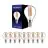 Multipack 10x Noxion Lucent Lustre LED E14 Boule Filament Claire 4.5W 470lm - 827 Blanc Très Chaud | Dimmable - Équivalent 40W