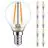 Multipack 10x Noxion Lucent LED E14 Boule Filament Claire 2.5W 250lm - 827 Blanc Très Chaud | Équivalent 25W