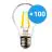 Multipack 100x Noxion Lucent LED E27 Poire Filament Claire 7W 806lm - 840 Blanc Froid | Équivalent 60W