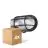 Multipack 4x D'Lite Applique Murale Ecco Noir Ovale | IP44 - Convient pour 1x E27
