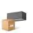 Multipack 4x D'Lite Applique Murale Bello Noir Up & Down 12W 850lm - 830 Blanc Chaud| IP54