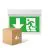 Multipack 4x Noxion LED Éclairage de secours | Montage mural/plafond  | 3.5W | 3H incl. Panneau 4 directions de PVC