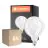 Multipack 6x Ledvance Classic LED E27 Globe Filament Dépolie 7.5W 1055lm - 827 Blanc Très Chaud | Dimmable - Équivalent 75W
