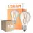 Multipack 10x Osram Led Star Classic LED E27 Poire Filament Claire 4.9W 470lm - 827 Blanc Très Chaud | Détecteur De Lumière