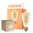 Multipack 4x Osram Vintage 1906 LED E27 Edison Filament Dorée 7.2W 806lm - 824 Blanc Très Chaud | Équivalent 60W