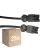 Multipack 25x Noxion GST - Compatible Câble d’extension Noir - Mâle + Femelle - 1m - 3 pole 1,5mm2