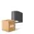 Multipack 4x D'Lite Applique Murale Vossem Aluminium Noir | IP54 - Convient Pour 1x GU10
