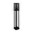 Eglo Lampadaire extérieur Alamonte 3 Extérieur Acier Noir | Convient pour E27