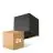 Multipack 2x D'Lite Applique Murale Elingen Aluminium Noir Up & Down 2.9W 170lm - 830 Blanc Chaud | IP65 - À Piles - Détecteur De Lumière