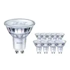 Multipack 10x Philips Corepro LED Spot GU10 PAR16 4.6W 370lm 36D - 830 Blanc Chaud | Équivalent 50W