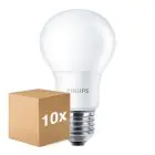 Multipack 10x Philips Corepro LED Ampoule E27 Poire Dépolie 8W 806lm - 830 Blanc Chaud | Équivalent 60W
