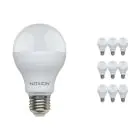 Multipack 10x Noxion Lucent Classic LED E27 Poire Dépolie 13W 1521lm - 830 Blanc Chaud | Équivalent 100W