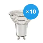 Multipack 10x Noxion Spot LED GU10 PAR16 3W 230lm 36D - 830 Blanc Chaud | Dimmable - Équivalent 35W