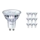 Multipack 10x Philips Corepro LED Spot GU10 PAR16 2.7W 215lm 36D - 827 Blanc Très Chaud | Équivalent 25W