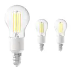 Multipack 3x Calex Smart Tuya Wifi E14 Boule 4.5W 450lm - 818-830 Variable Blanc | Dimmable - Équivalent 40W 