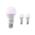 Multipack 3x Calex Smart Tuya Wifi E27 Poire 8.5W 806lm - 822-840 Variable Blanc | RGBW - Dimmable - Équivalent 60W