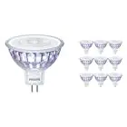 Multipack 10x Philips Master Value LED Spot GU5.3 MR16 5.8W 490lm 36D - 940 Blanc Froid | Meilleur rendu des couleurs - Dimmable - Équivalent 35W