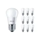 Multipack 10x Philips Corepro LED Lustre E27 Boule Dépolie 5W 470lm - 827 Blanc Très Chaud | Équivalent 40W