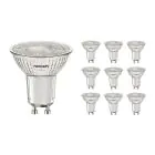 Multipack 10x Noxion PerfectColor Spot LED GU10 PAR16 4W 345lm 36D - 940 Blanc Froid | Meilleur rendu des couleurs - Dimmable - Équivalent 50W