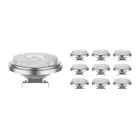 Multipack 10x Noxion Spot LED G53 AR111 7.4W 450lm 40D - 927 Blanc Très Chaud | Meilleur rendu des couleurs - Dimmable - Équivalent 50W