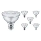 Multipack 6x Philips Master Value LED ampoule Réflecteur E27 PAR30 9.5W 820lm 25D - 940 Blanc Froid | Meilleur rendu des couleurs - Dimmable - Équivalent 75W