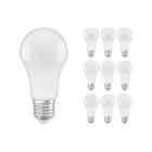 Multipack 10x Ledvance Classic LED E27 Poire Dépolie 8.5W 806lm - 840 Blanc Froid | Équivalent 60W